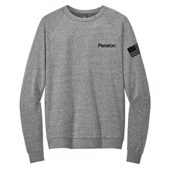 Image of Patriotic Crewneck Sweatshirt - Heathered Charcoal