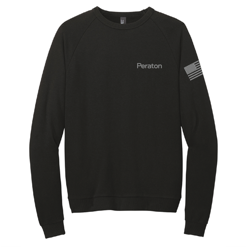 Patriotic Crewneck Sweatshirt - Black image thumbnail