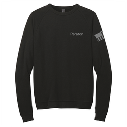 Image of Patriotic Crewneck Sweatshirt - Black