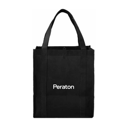 Image of Black Reusable Grocery Tote