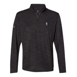 Image of Adidas - Men's Lightweight Mélange Quarter-Zip Pullover