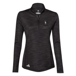 Image of Adidas - Women's Lightweight Mélange Quarter-Zip Pullover
