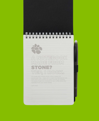 5” x 7” Mineral Stone Field Reporter Notebook w/Pen image thumbnail