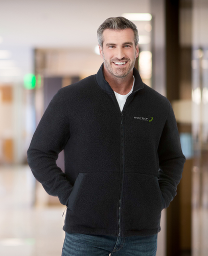 Image of Eco Full Zip Sherpa Fleece Jacket