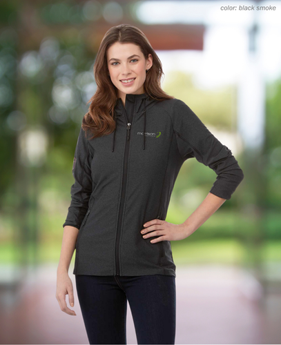 Image of Kaiser Stretch Knit Full Zip Lightweight Jacket Hoodie