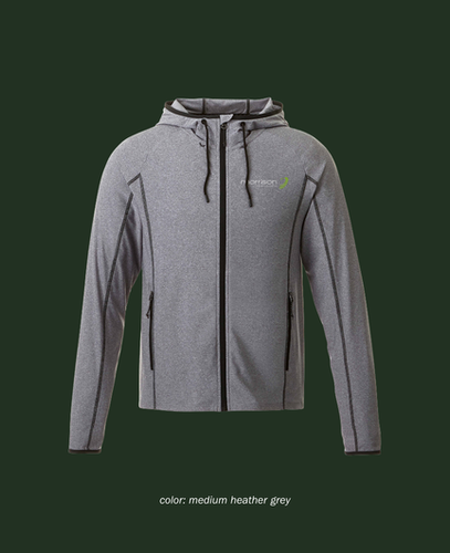 Kaiser Stretch Knit Full Zip Lightweight Jacket Hoodie image thumbnail