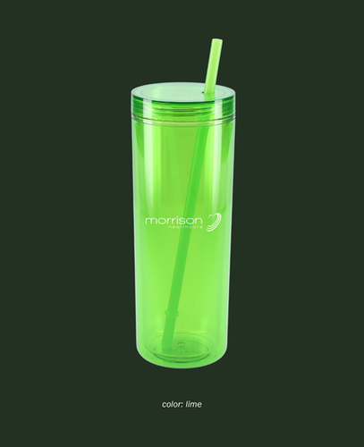 Chroma Recycled Acrylic Skinny Tumbler 16oz image thumbnail