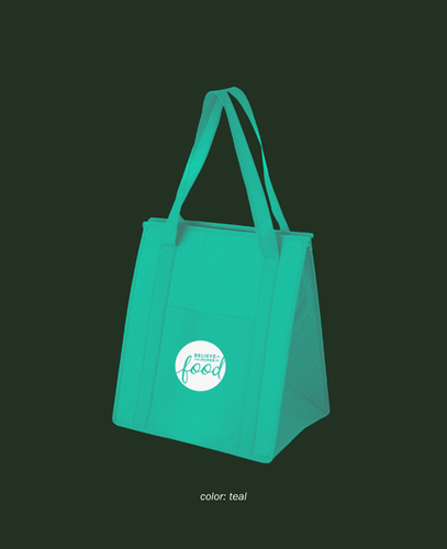Image of Insulated Non-Woven Grocery Tote
