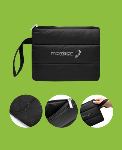Image of Luxe Puffer Wristlet Pouch