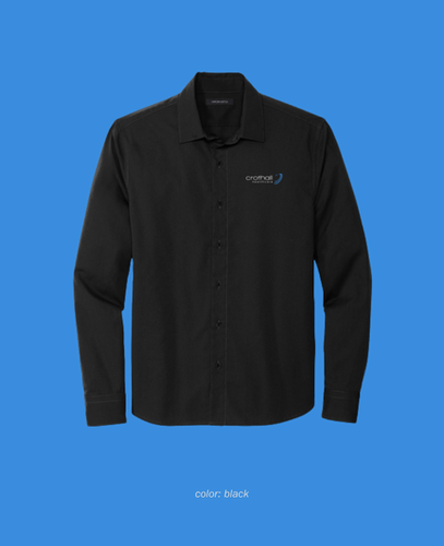 Mercer+Mettle® Long Sleeve Stretch Woven Shirt image thumbnail
