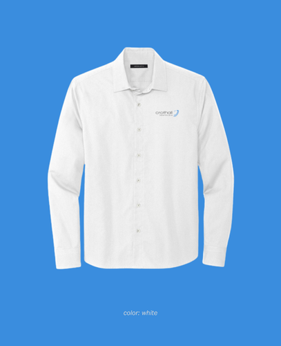 Mercer+Mettle® Long Sleeve Stretch Woven Shirt image thumbnail