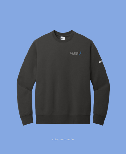 Nike Unisex Club Fleece Sleeve Swoosh Crew image thumbnail