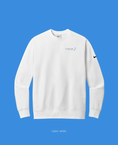 Nike Unisex Club Fleece Sleeve Swoosh Crew image thumbnail