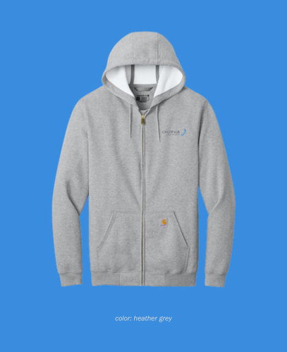 Carhartt ® Midweight Hooded Zip-Front Sweatshirt image thumbnail