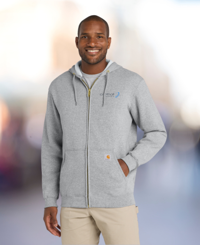 Image of Carhartt ® Midweight Hooded Zip-Front Sweatshirt