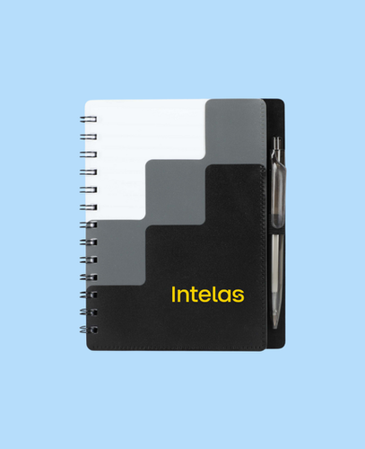 Image of 5" x 7" Recycled Pace Spiral Notebook w Pen