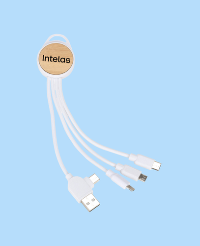 Image of Bamboo 3-in-1 6" Charging Cable