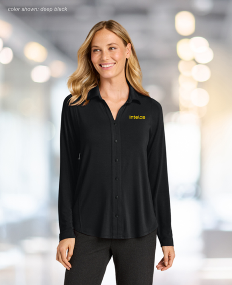 Port Authority® Women’s Luxe Knit Button Tunic  primary image