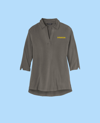 Port Authority® Women’s Luxe Knit Button Tunic  image thumbnail