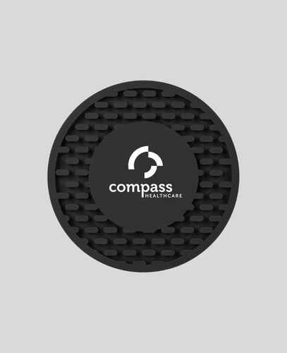 Image of Heavy Duty Round PVC Soft Rubber Coaster