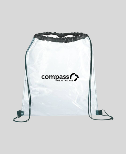 Image of Rally Clear Drawstring Bag