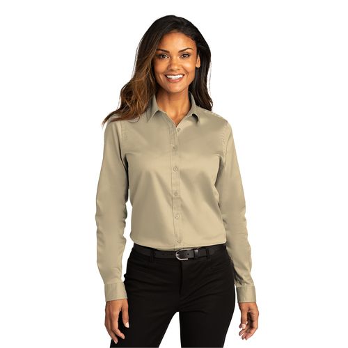 Ladies Long Sleeve Bottom Down  image thumbnail