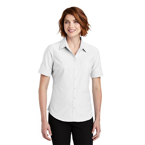 SuperPro Ladies Oxford Short Sleeve Shirt image thumbnail
