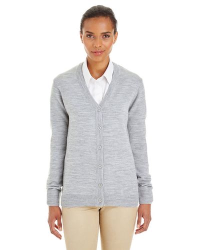 Harriton Ladies V-Neck Cardigan image thumbnail