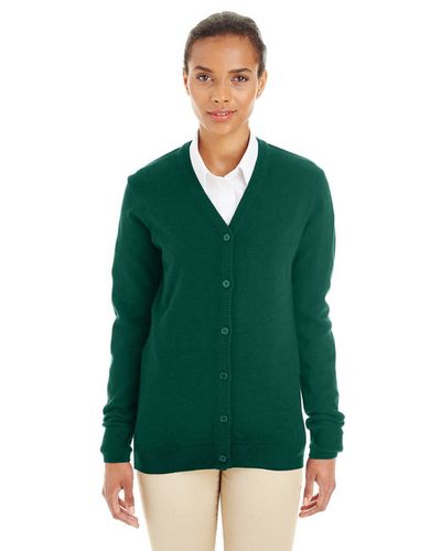 Harriton Ladies V-Neck Cardigan image thumbnail