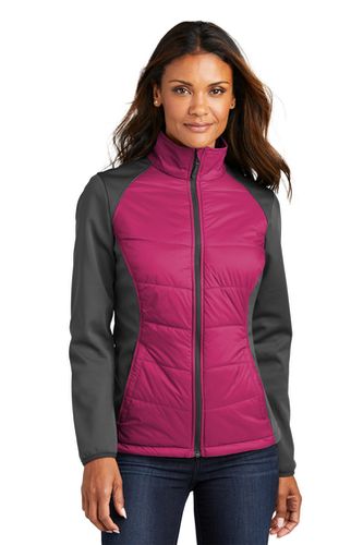 Port Authority Ladies Hybrid Soft Shell Jacket image thumbnail