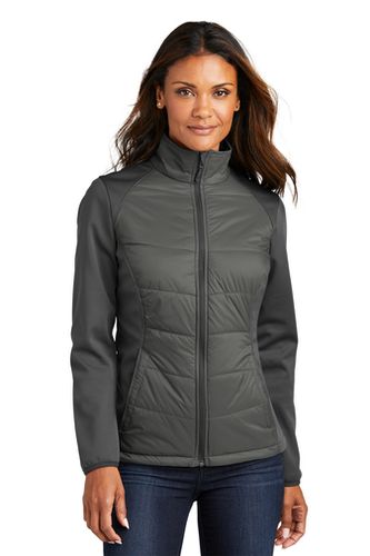 Port Authority Ladies Hybrid Soft Shell Jacket image thumbnail