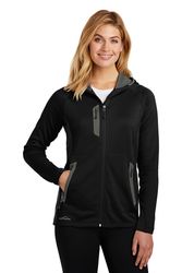 Image of Eddie Bauer ® Ladies Sport Hooded Full-Zip Fleece Jacket