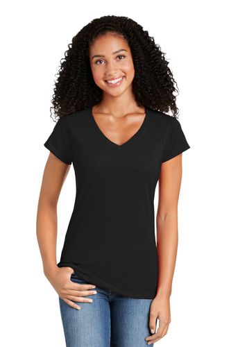 Gildan Softstyle Ladies Fit V-Neck T-Shirt image thumbnail
