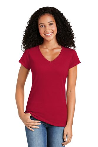 Gildan Softstyle Ladies Fit V-Neck T-Shirt image thumbnail