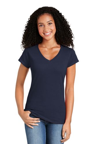 Gildan Softstyle Ladies Fit V-Neck T-Shirt image thumbnail