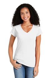 Image of Gildan Softstyle Ladies Fit V-Neck T-Shirt