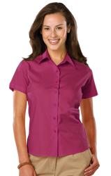 Image of Ladies Short Sleeve Stretch with Logo