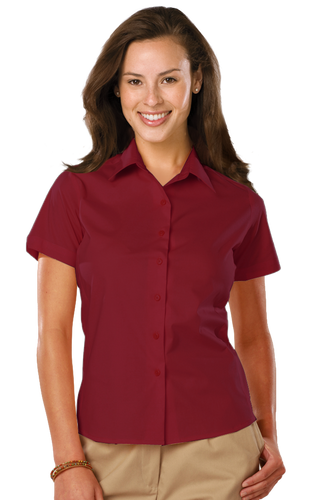 Ladies Short Sleeve Stretch with Logo image thumbnail