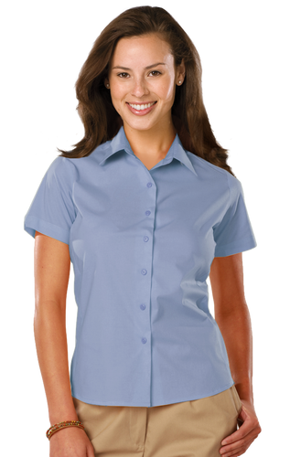 Ladies Short Sleeve Stretch with Logo image thumbnail