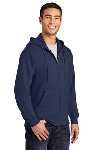 Port & Company® Essential Fleece Full-Zip Hooded Sweatshirt image thumbnail