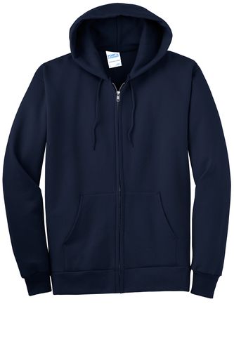 Port & Company® Essential Fleece Full-Zip Hooded Sweatshirt image thumbnail