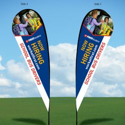 Image of Feather Flag Design 3