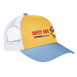 Image of Safety Dog Authentic Pigment Tri-Color Trucker Cap