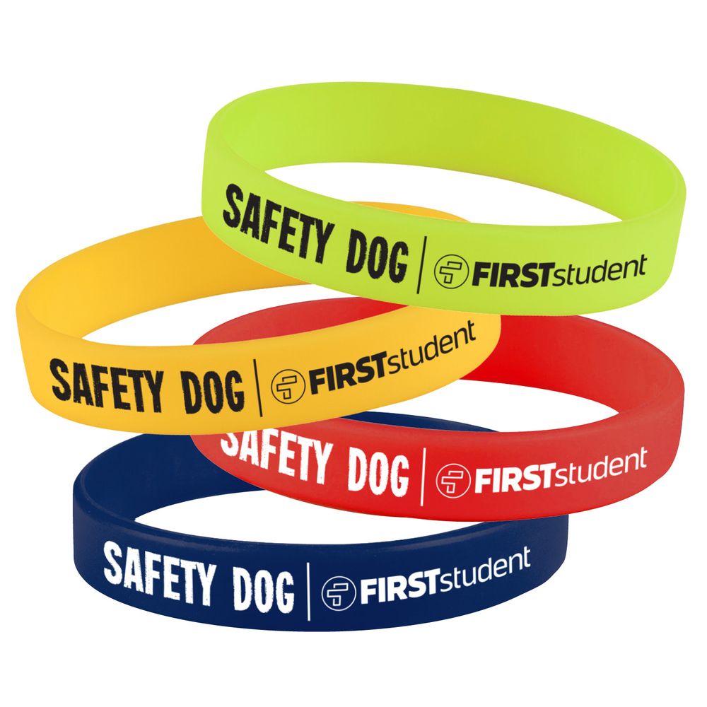 Safety Dog Silicone Wristband primary image