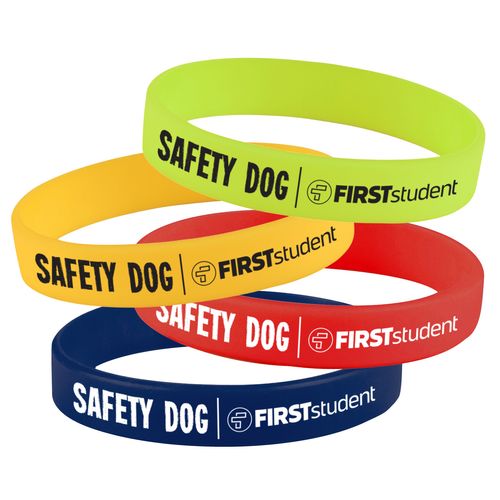 Safety Dog Silicone Wristband image thumbnail