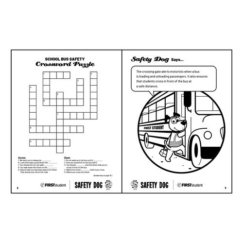 Safety Dog Coloring Book image thumbnail