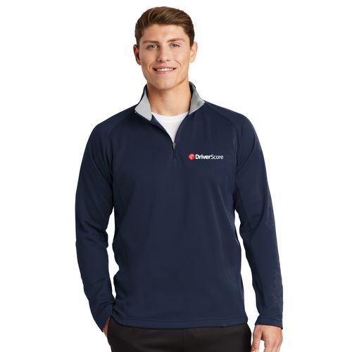 DriverScore Sport-Tek Sport-Wick 1/4 Zip Fleece Pullover image thumbnail