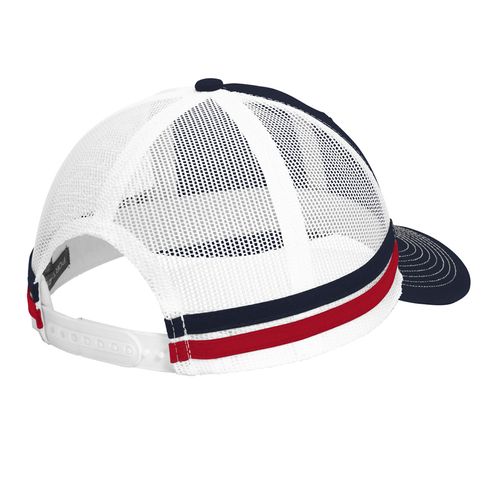 DriverScore Two-Stripe Snapback Trucker Cap image thumbnail