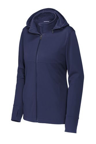 Sport-Tek® Ladies Hooded Soft Shell Jacket image thumbnail