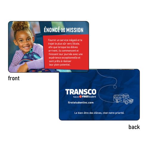 Mission & Values Fold-over Cards - French image thumbnail